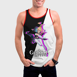 Майка-безрукавка мужская GENSHIN IMPACT JEAN, цвет: 3D-красный — фото 2