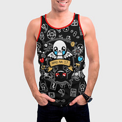 Майка-безрукавка мужская THE BINDING OF ISAAC ЖЕРТВА, цвет: 3D-красный — фото 2