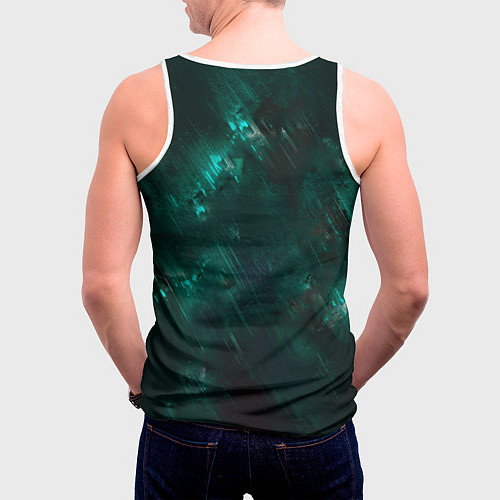 Мужская майка без рукавов MINECRAFT / 3D-Белый – фото 4