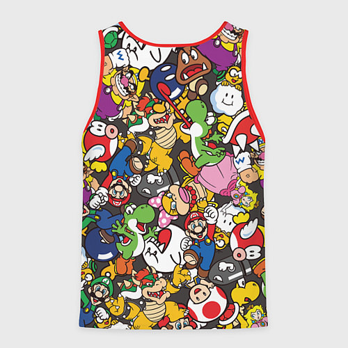 Мужская майка без рукавов Capcom World / 3D-Красный – фото 2