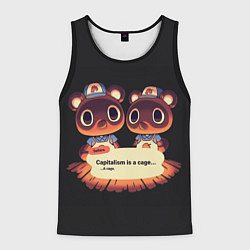 Майка-безрукавка мужская Seller Crossing, цвет: 3D-черный