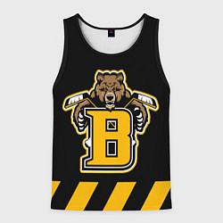 Майка-безрукавка мужская BOSTON BRUINS, цвет: 3D-черный