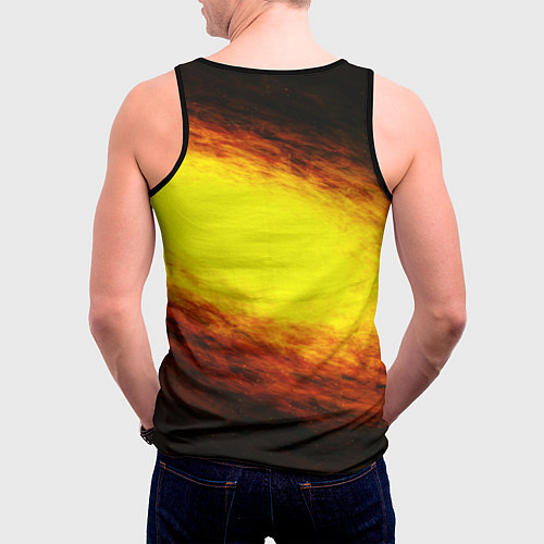 Мужская майка без рукавов Полет / 3D-Черный – фото 4