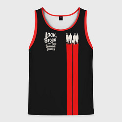 Майка-безрукавка мужская Lock, Stock and Two Smoking Barrels, цвет: 3D-красный