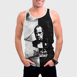 Майка-безрукавка мужская Крёстный отец The Godfather, цвет: 3D-белый — фото 2