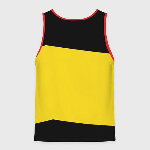 Мужская майка без рукавов Пираты Сердца One Piece / 3D-Красный – фото 2