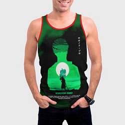 Майка-безрукавка мужская Ророноа Зоро One Piece, цвет: 3D-красный — фото 2