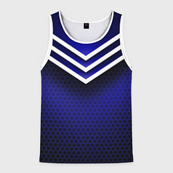 Мужская майка без рукавов Sport blue style