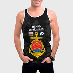 Майка-безрукавка мужская Балтийский флот ВМФ России, цвет: 3D-белый — фото 2