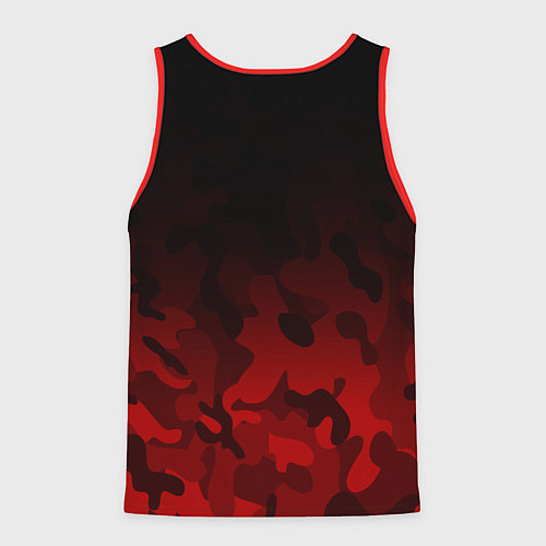 Мужская майка без рукавов DUCATI ДУКАТИ КАМУФЛЯЖ / 3D-Красный – фото 2