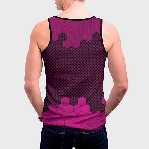 Мужская майка без рукавов Boyfriend and Girlfriend / 3D-Черный – фото 4