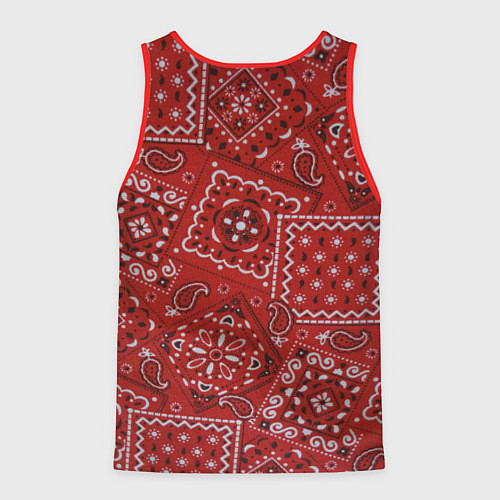 Мужская майка без рукавов БЛАДС BLOODS / 3D-Красный – фото 2