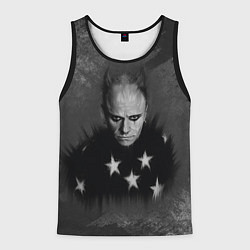 Майка-безрукавка мужская Keith Charles Flint Кит Флинт Z, цвет: 3D-черный