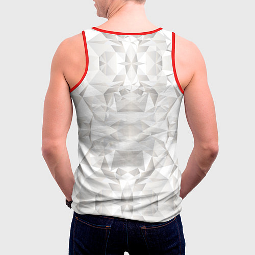 Мужская майка без рукавов Сурок / 3D-Красный – фото 4