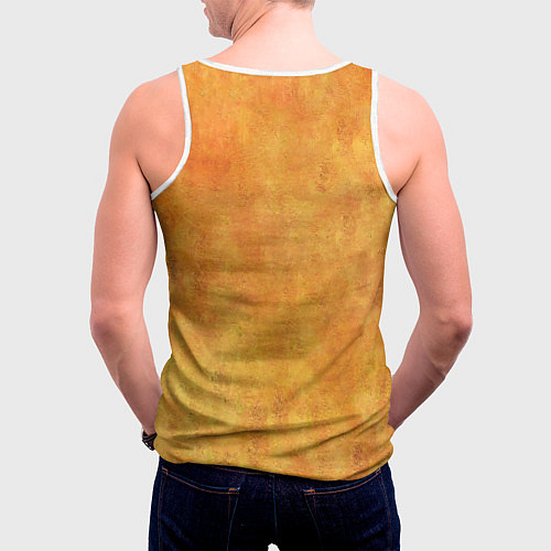 Мужская майка без рукавов ЖЕЛЕЗНЫЕ МАНТРЫ Пикник / 3D-Белый – фото 4