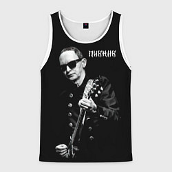 Майка-безрукавка мужская Пикник Эдмунд Шклярский, цвет: 3D-белый