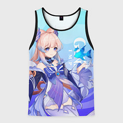 Майка-безрукавка мужская Genshin Impact, Кокоми, цвет: 3D-черный