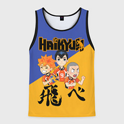 Майка-безрукавка мужская Хайку Haikyu Волейбол Z, цвет: 3D-черный