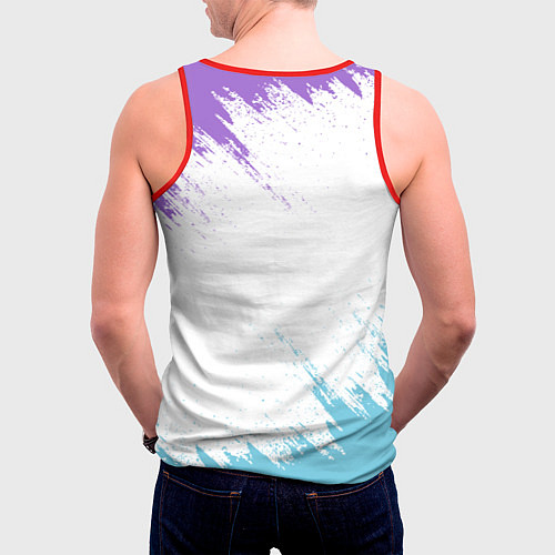 Мужская майка без рукавов POP IT HEART / 3D-Красный – фото 4