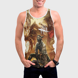 Майка-безрукавка мужская Dead by Daylight убийцы, цвет: 3D-белый — фото 2