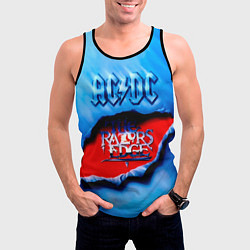 Майка-безрукавка мужская ACDC - The Razor’s Edge, цвет: 3D-черный — фото 2