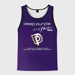 Майка-безрукавка мужская Deep Purple - Live at Montreux 1996, цвет: 3D-черный