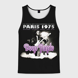 Майка-безрукавка мужская Deep Purple - Paris 1975, цвет: 3D-черный