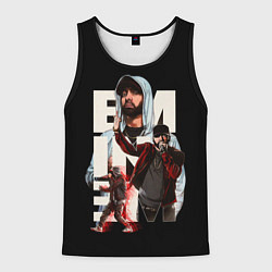 Майка-безрукавка мужская Marshall Mathers, цвет: 3D-черный