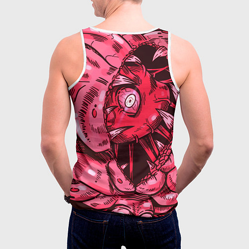 Мужская майка без рукавов Terraria Террария Z / 3D-Белый – фото 4