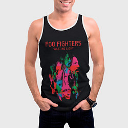 Майка-безрукавка мужская Wasting Light - Foo Fighters, цвет: 3D-белый — фото 2