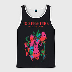 Майка-безрукавка мужская Wasting Light - Foo Fighters, цвет: 3D-белый