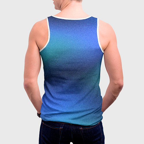 Мужская майка без рукавов Gorilla hard / 3D-Белый – фото 4