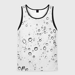 Майка-безрукавка мужская Утренний дождь, цвет: 3D-черный