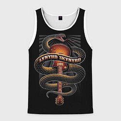 Майка-безрукавка мужская LYNYRD SKYNYRD SNAKE, цвет: 3D-белый