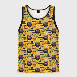 Мужская майка без рукавов Веселый Хэллоуин Happy Halloween