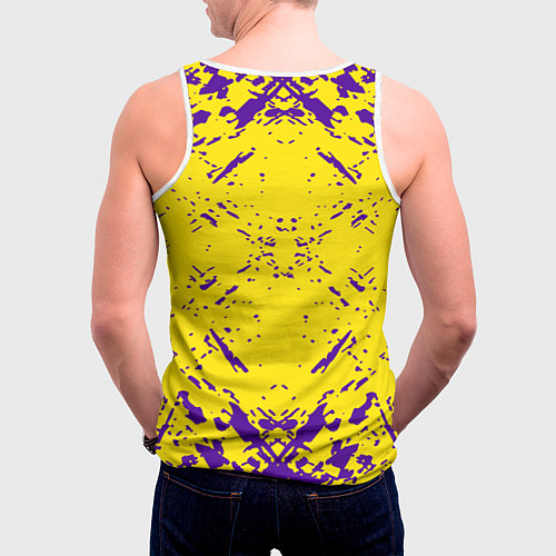 Мужская майка без рукавов ЛЕЙКЕРС LOS ANGELES LAKERS, / 3D-Белый – фото 4