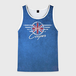 Майка-безрукавка мужская Логотип Mini, цвет: 3D-белый