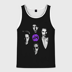 Майка-безрукавка мужская Depeche mode band, цвет: 3D-белый