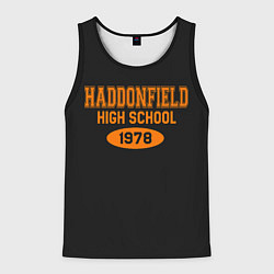 Майка-безрукавка мужская Haddonfield High School 1978, цвет: 3D-черный