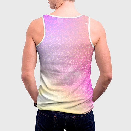 Мужская майка без рукавов Skid and Pump Friday Night Funkin / 3D-Белый – фото 4