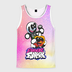 Мужская майка без рукавов Skid and Pump Friday Night Funkin