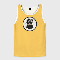 Майка-безрукавка мужская Имперские кулаки цвет легиона 7, цвет: 3D-белый
