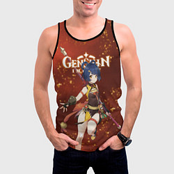 Майка-безрукавка мужская СЯН ЛИН XIANGLING Гоба, цвет: 3D-черный — фото 2