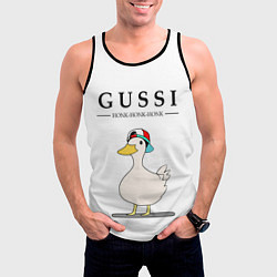 Майка-безрукавка мужская GUSSI HONK BABY, цвет: 3D-черный — фото 2