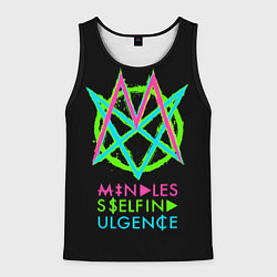Майка-безрукавка мужская Mindless Self Indulgence MSI, цвет: 3D-черный