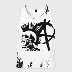 Мужская майка без рукавов Анархия гражданская оборона