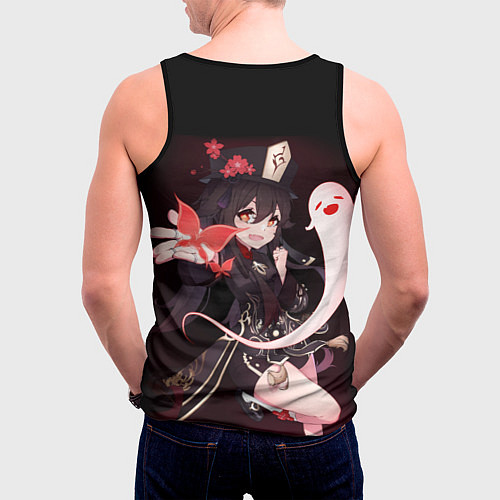 Мужская майка без рукавов HU TAO ХУ ТАО / 3D-Черный – фото 4