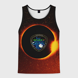 Мужская майка без рукавов SPACE X сингулярность