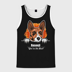 Мужская майка без рукавов Басенджи Basenji