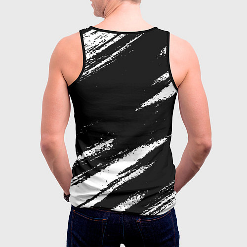 Мужская майка без рукавов S T A L K E R 2: Тени Чернобыля / 3D-Черный – фото 4